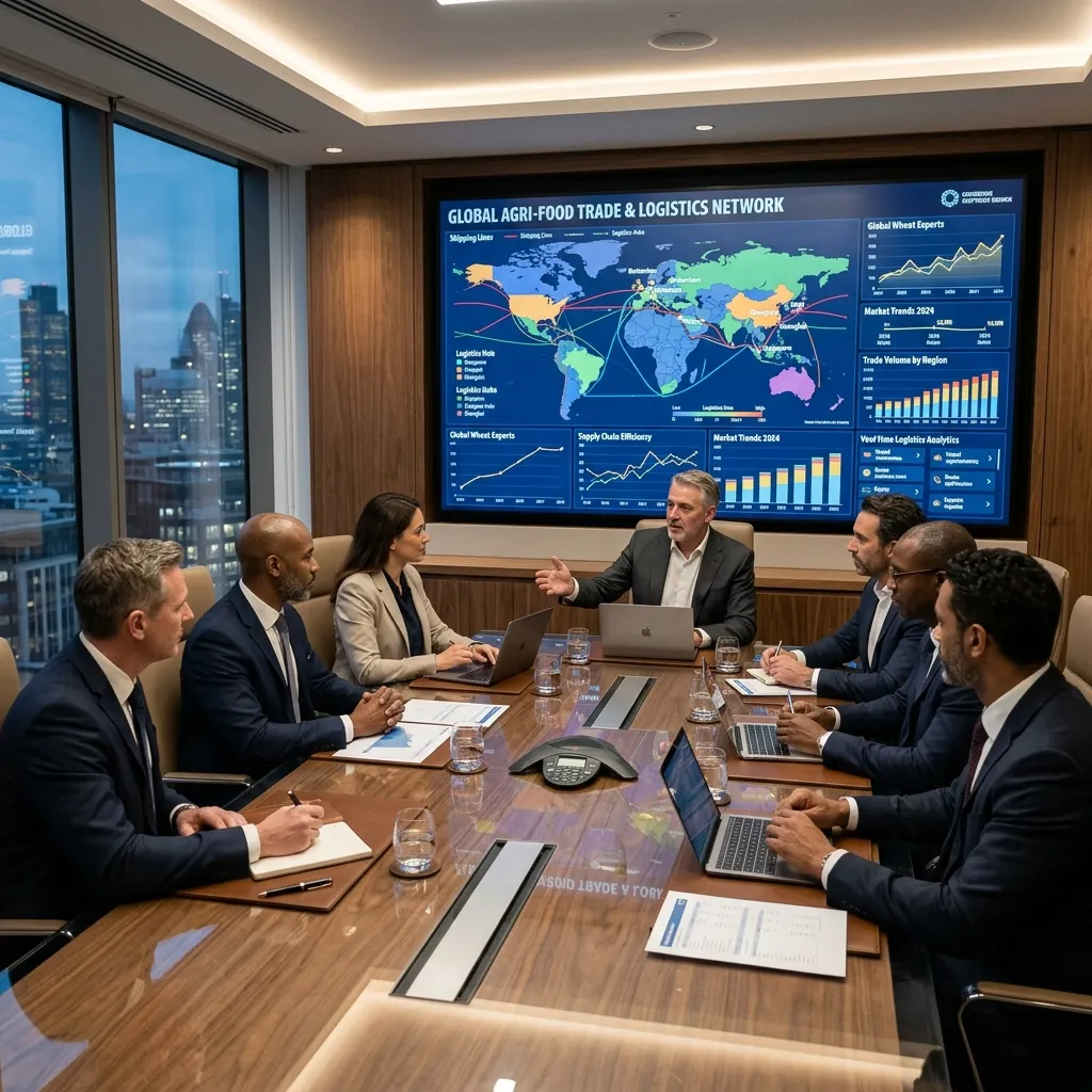 Food trade strategy meeting with global compliance experts